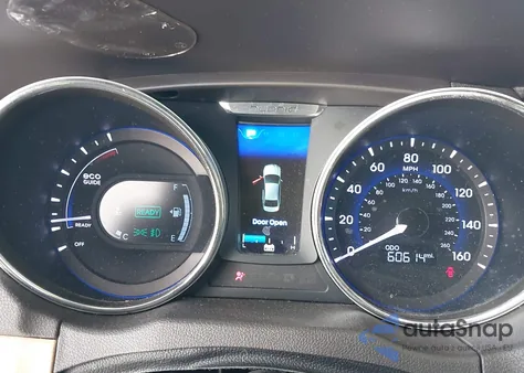 2015 Hyundai Sonata Hybrid Limited из США, поврежденный, VIN KMHEC4A4XFA123504